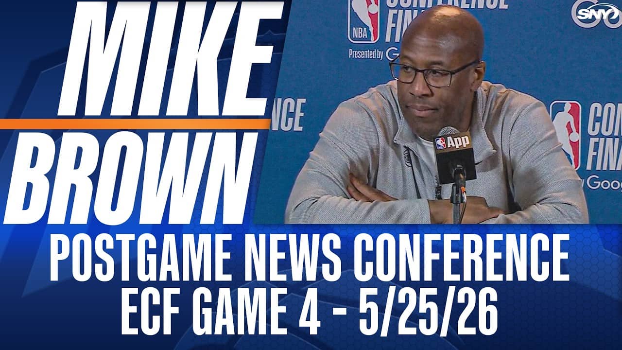 Mike Brown talks 'fantastic job' done by Knicks players & coaches to reach the NBA Finals