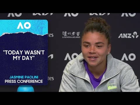 Jasmine Paolini Press Conference | Australian Open 2026 Third Round