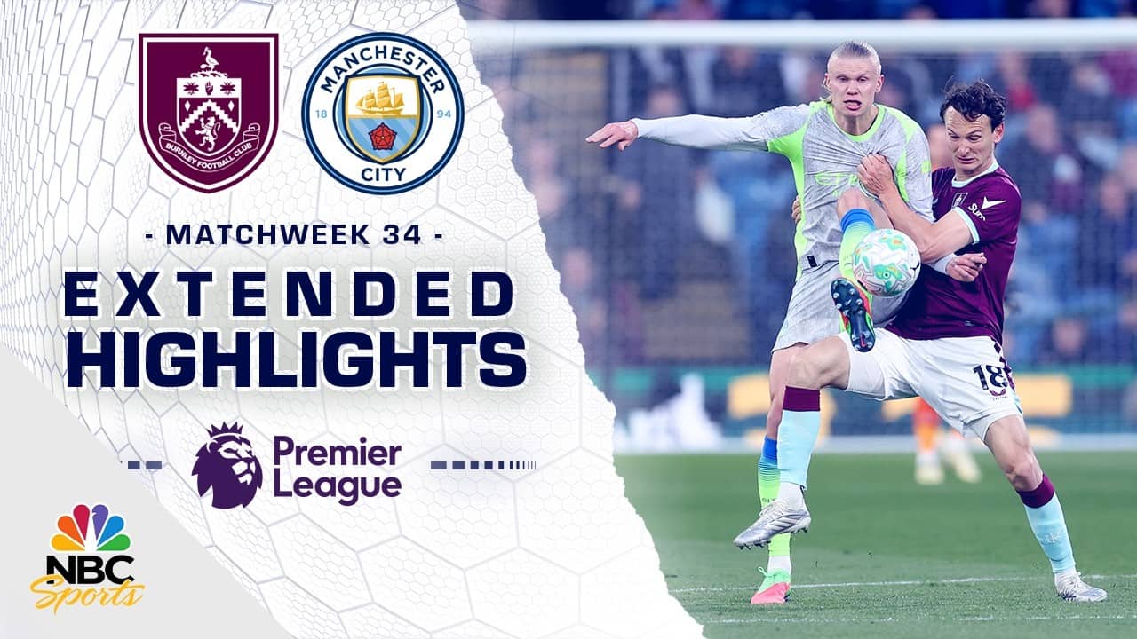 Burnley v. Manchester City | PREMIER LEAGUE HIGHLIGHTS | 4/22/2026 | NBC Sports