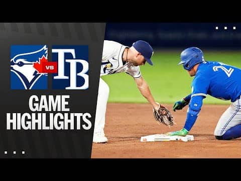 Blue Jays vs. Rays Game Highlights (9/15/25) | MLB Highlights