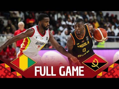 Group Phase | Guinea v Angola | Full Basketball Game | FIBA AfroBasket 2025