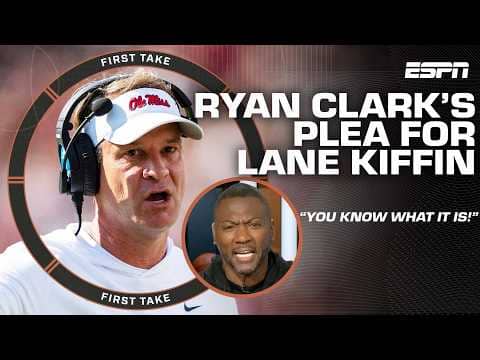 'If you wanna be iconic, come down to Baton Rouge' 🗣️ - RC's PITCH for Lane Kiffin 👀 | First Take