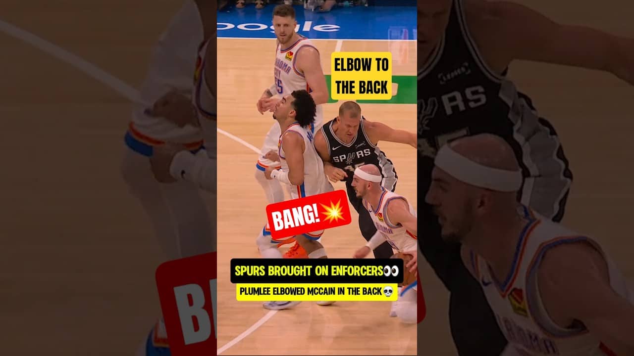 Plumlee TOOK OUT McCain with ELBOW😨