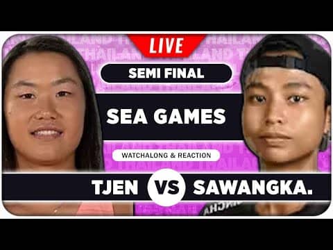 TJEN vs SAWANGKAEW • SEA Games 2025 Semifinal • LIVE Tennis Watchalong