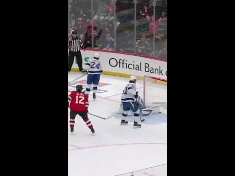 Paul Cotter with a Short Goal vs. Tampa Bay Lightning