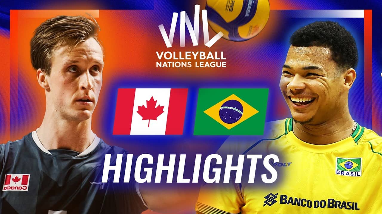 Canada 🇨🇦 vs. Brazil 🇧🇷 - Highlights | Week 2 | Men's VNL 2026