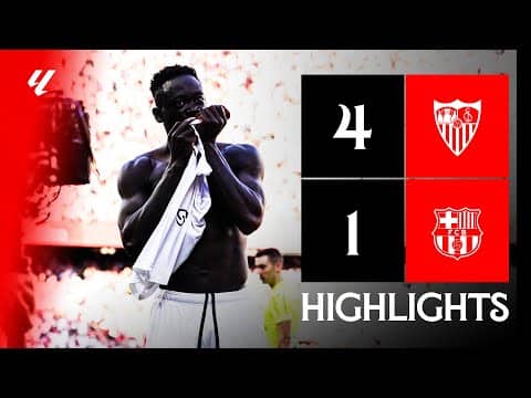 Sevilla FC vs FC Barcelona (4-1) LALIGA | Resumen