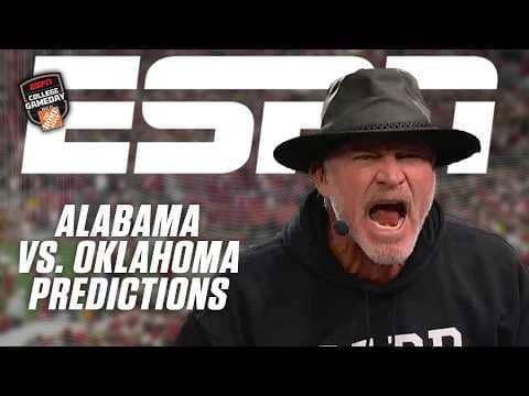 The Boz joins College GameDay for Alabama vs. Oklahoma picks 🔮
