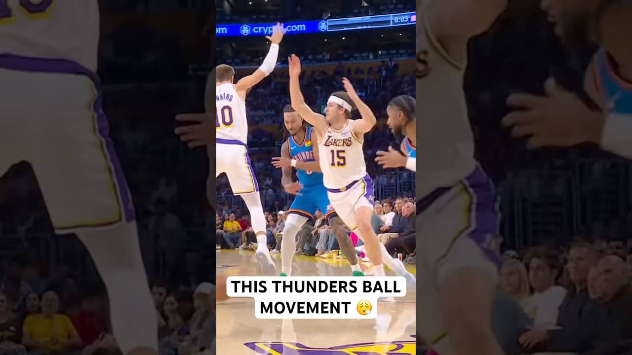 The Thunder are in sync 👀