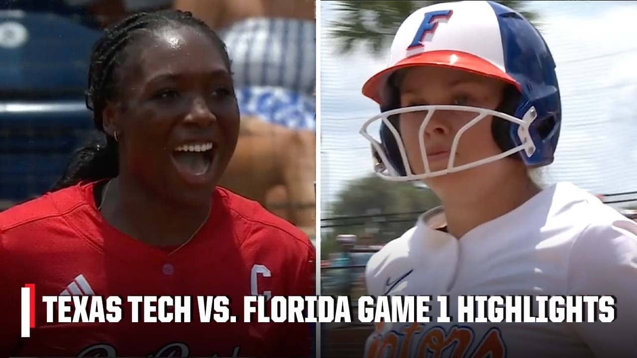 AN ELECTRIC ENDING 🔥 Texas Tech takes Game 1 vs. Florida | ESPN College Softball