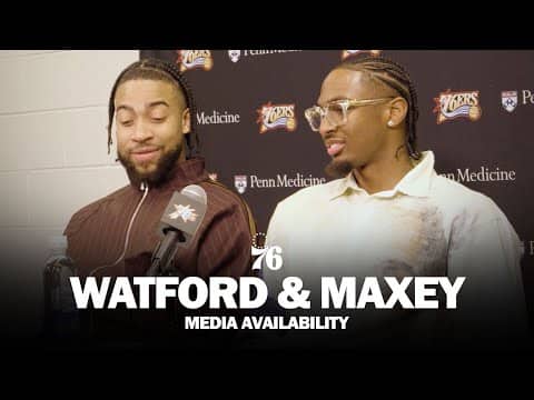 Philadelphia 76ers Postgame Media Availability 🎙️ | Trendon Watford and Tyrese Maxey | 11.08.25
