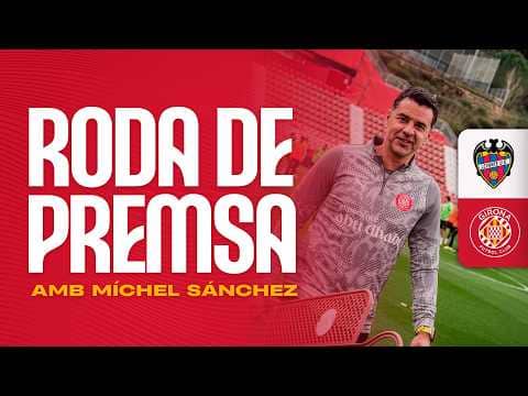 Roda de Premsa de Míchel Sánchez, en el post partit del GIRONA FC vs CELTA
