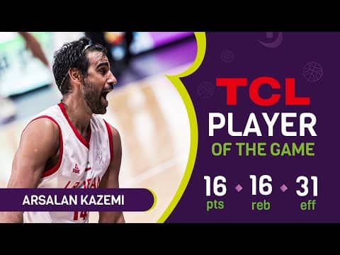 Arsalan Kazemi (16 PTS | 16 REB) | TCL Player Of The Game | IRI 🇮🇷 vs IRI 🇳🇿 | FIBA Asia Cup 2825