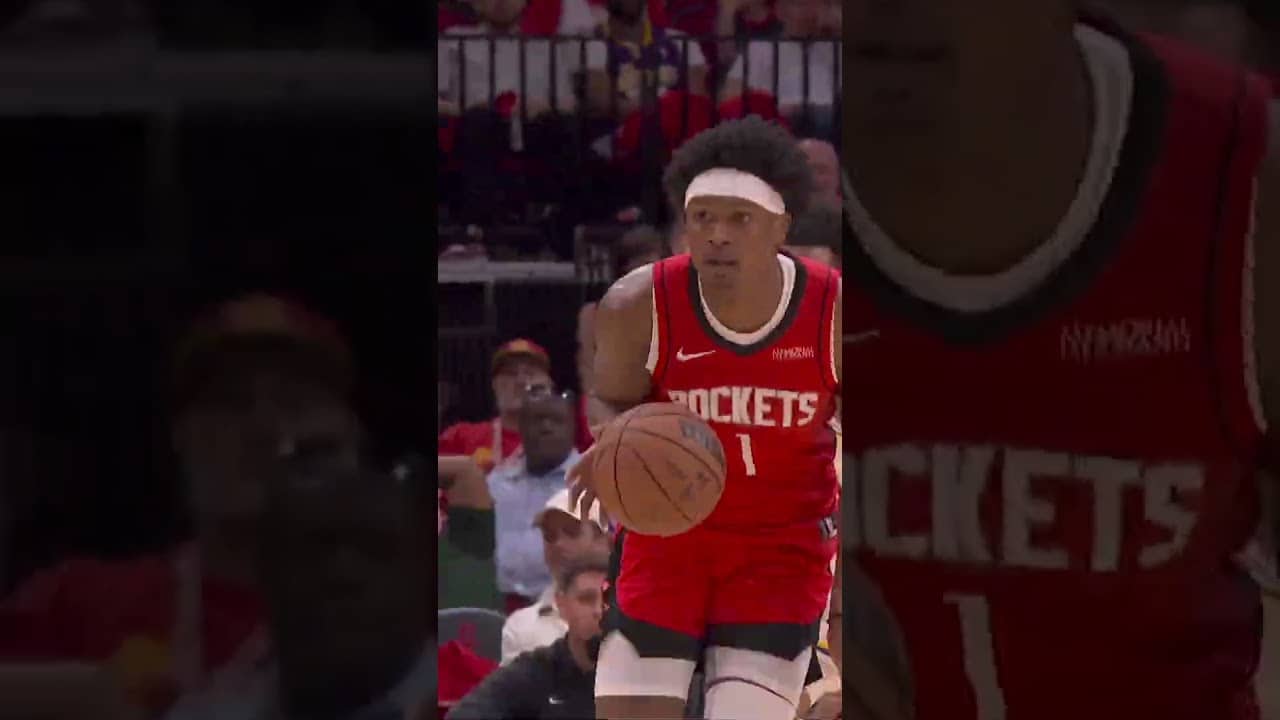 TARI DUNK & TRIPLE 🙌 #rockets
