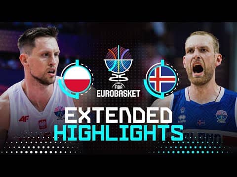 Poland 🇵🇱 vs Iceland 🇮🇸 | Extended Highlights | FIBA EuroBasket 2025