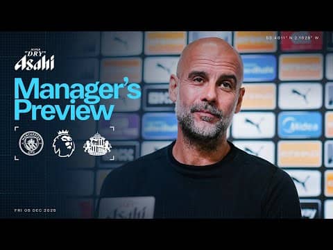WATCH LIVE! PEP GUARDIOLA PRESS CONFERENCE | Man City v Sunderland | Premier League