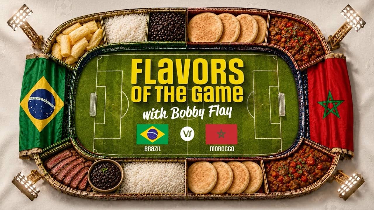 Flavors of the Game with Food Network's Bobby Flay: 🇧🇷 Brazil vs. Morocco 🇲🇦