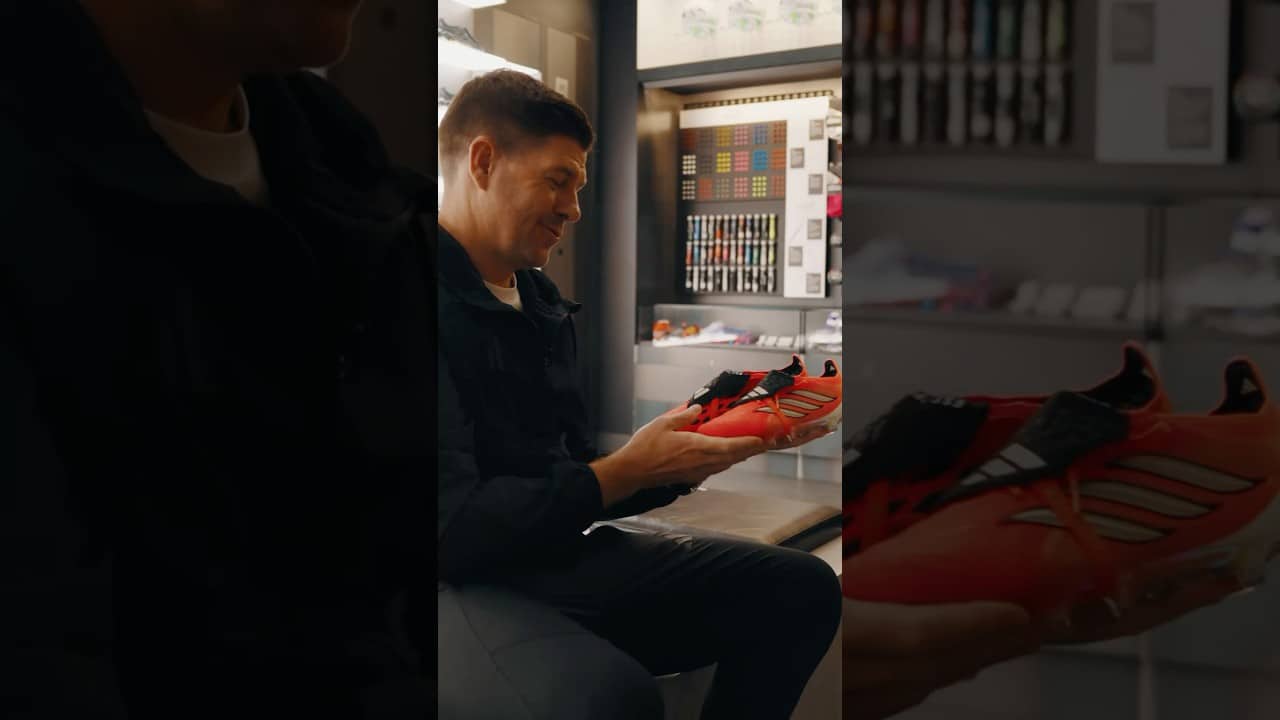 Gerrard on the adidas World Cup PREDATORS 🔥 #adidas #worldcup #shorts #gerrard