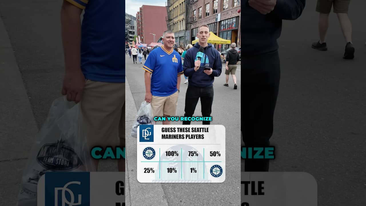 CAN HE GUESS THESE SEATTLE MARINERS BY THE PLAYER FACES??