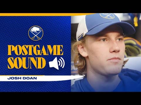 "Tough One To Lose" | Josh Doan After 4-3 Loss To Columbus Blue Jackets | Buffalo Sabres