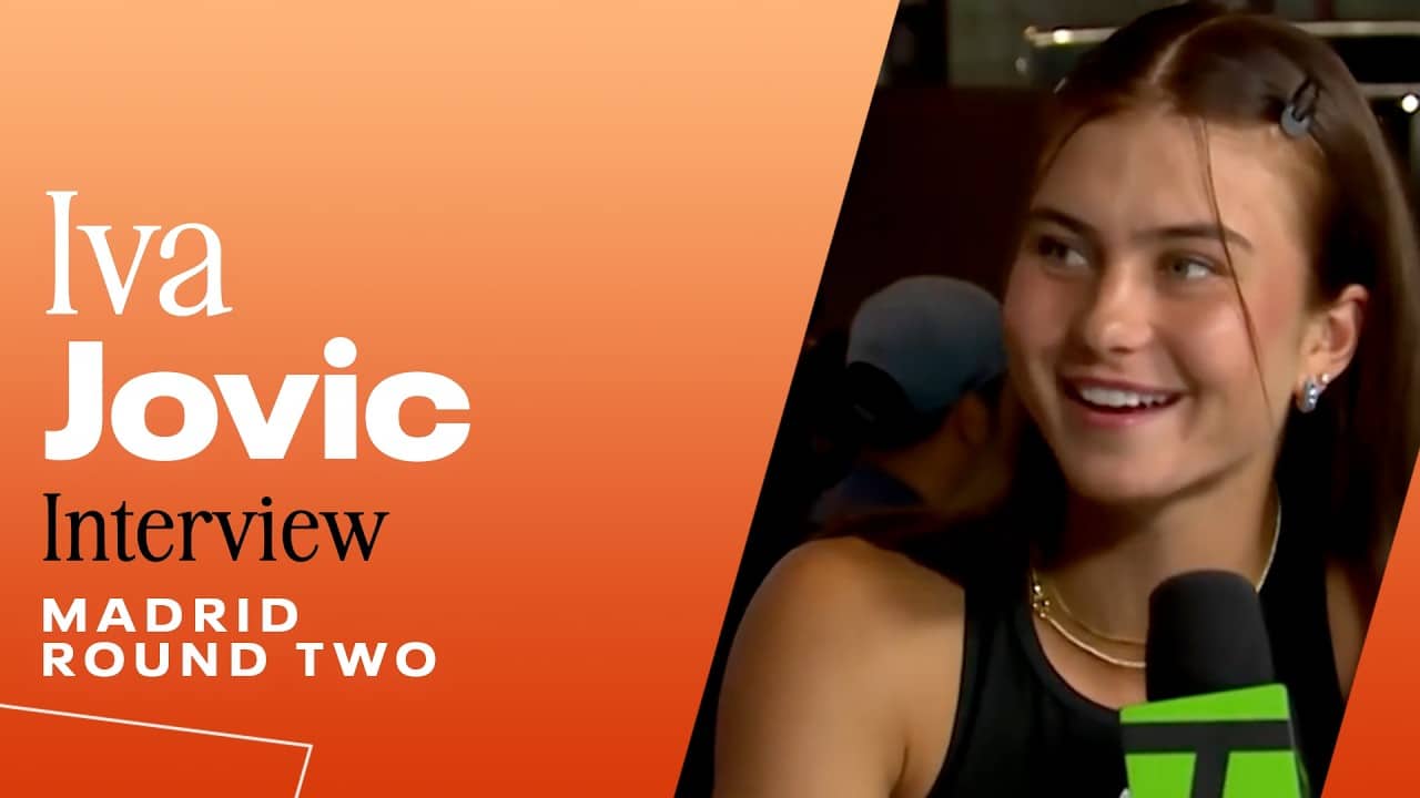 Iva Jovic on improving her serve to compete with the best of the best 🦾 | 2026 Madrid