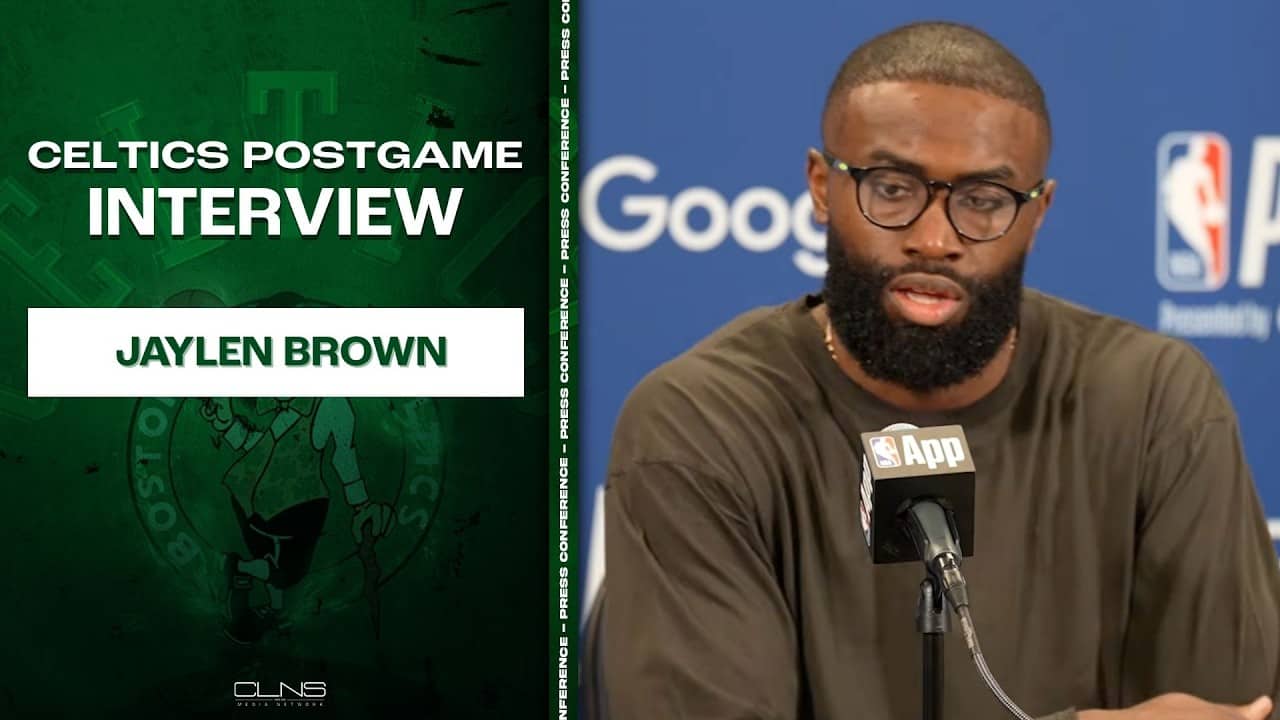 Jaylen Brown on being ELIMINATED in the First Round | Postgame Interview
