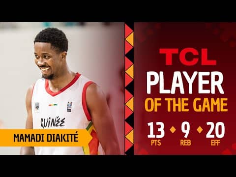 Mamadi Diakité (13 PTS) | TCL Player Of The Game | GUI 🇬🇳 vs LBA 🇱🇾 | #AfroBasket 2025
