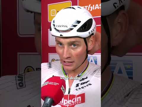 Mathieu van der Poel loves racing in Koksijde ❤️