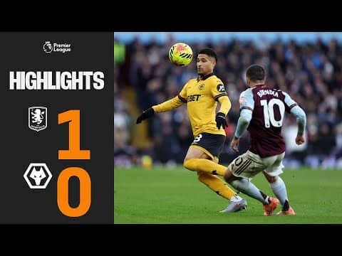 Narrow derby defeat | Aston Villa 1-0 Wolves | Highlights