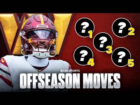 5 offseason moves the Washington Commanders NEED to make ✅