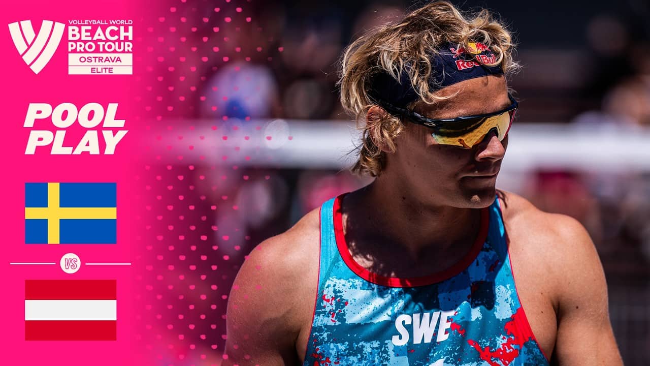 Åhman/Hellvig vs. Seidl, R./Seiser - Pool Play Highlights | Ostrava 2026 #BeachProTour