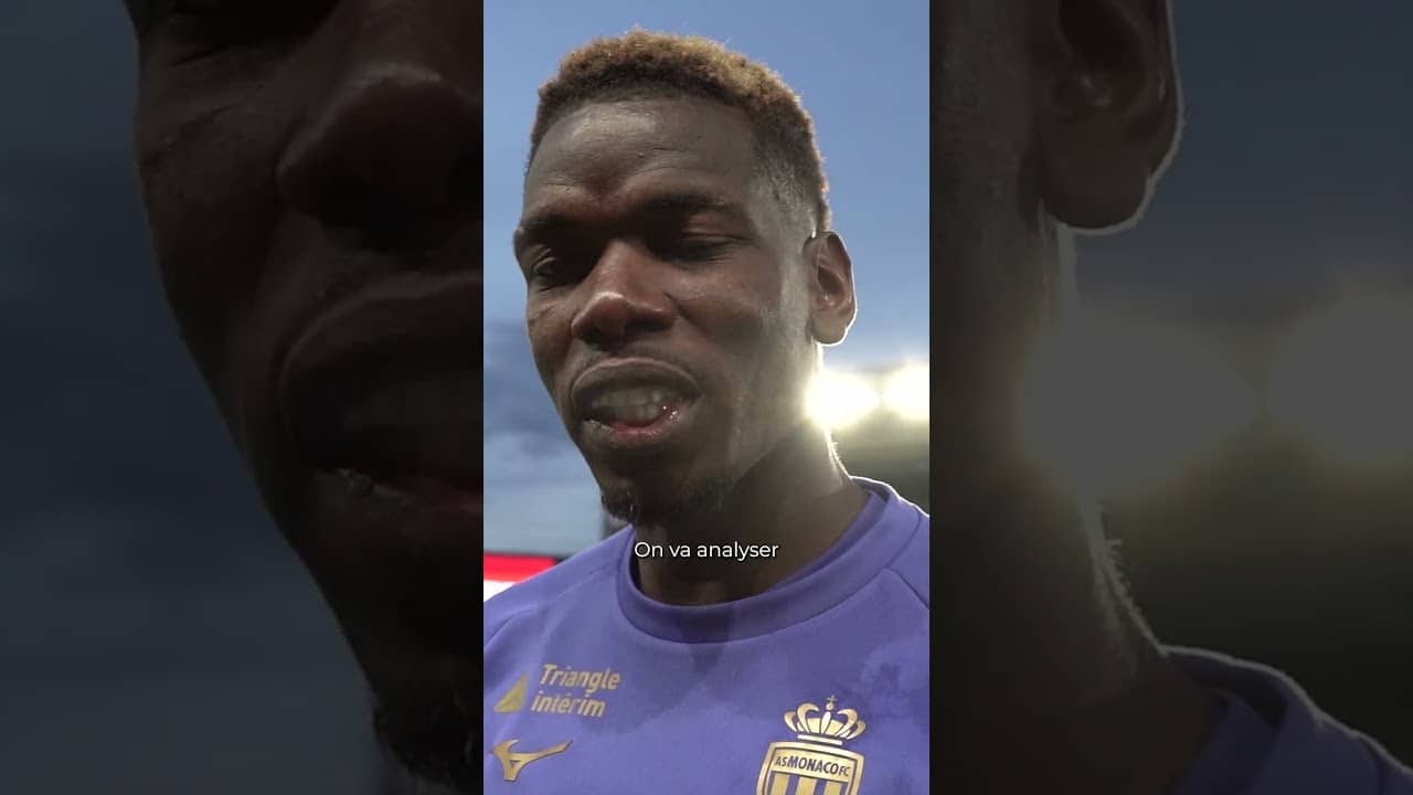 La réaction de Pogba après Metz (1-2) - AS MONACO
