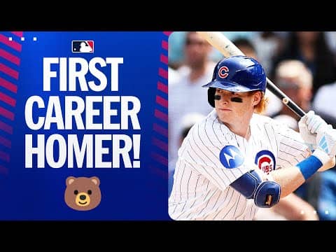 FIRST CAREER HOMER! Cubs No. 1 prospect Owen Caissie blasts his first big league home run!