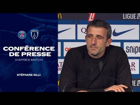 La conférence de presse après le PSG
