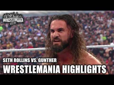 Seth Rollins vs. Gunther | WrestleMania 42 Highlights | WWE on ESPN