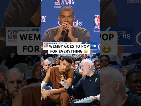 Wemby talks about what Greg Popovich means to him and the Spurs
