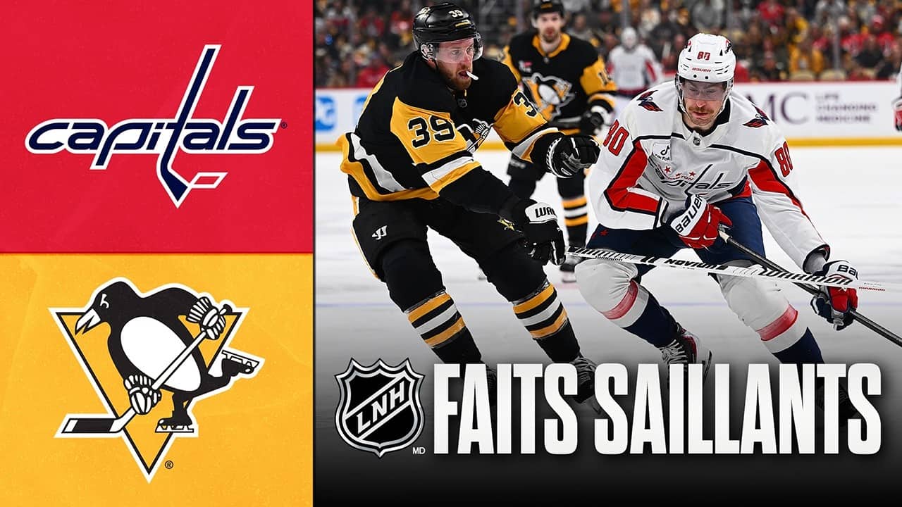 Capitals vs Penguins 11/04/26 | Faits saillants