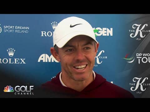 Gusts were 'hard to judge' for Rory McIlroy in Round 3 of the 2025 Irish Open | Golf Channel