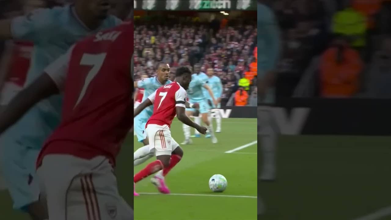BUKAYO SAKA CAME THIS CLOSE TO SCORING!