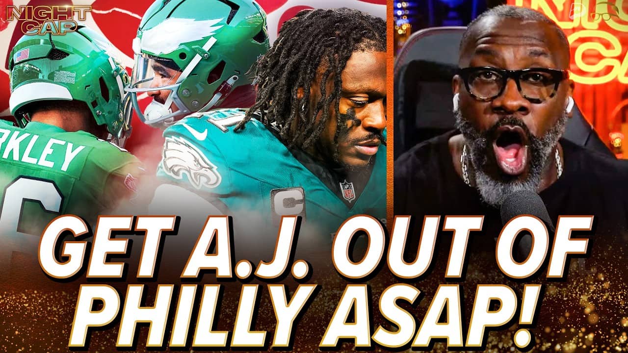 Shannon Sharpe FED UP with Eagles A.J. Brown DRAMA & wants him gone ASAP! | Nightcap