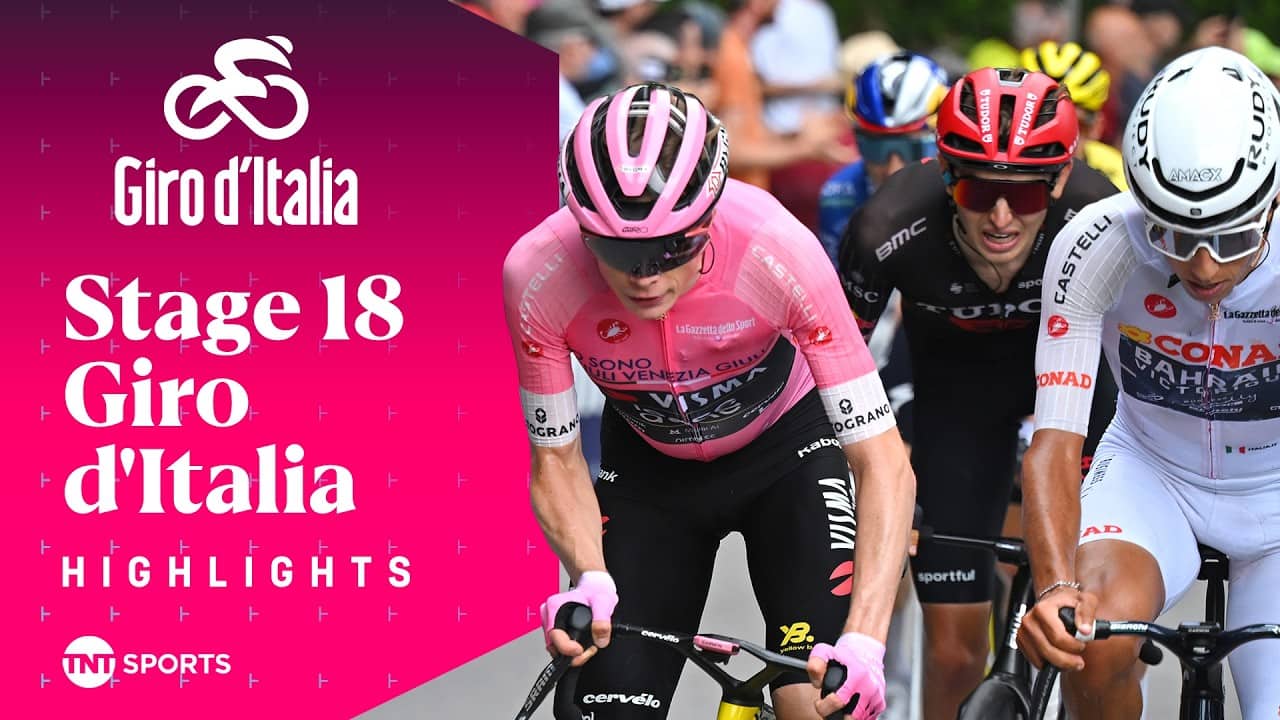 BREATHTAKING RACE! 😮‍💨 | 2026 Men's Giro d'Italia Stage 18 Race Highlights | TNT Sports Cycling