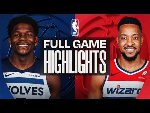 TIMBERWOLVES at WIZARDS | FULL GAME HIGHLIGHTS | January 4, 2026