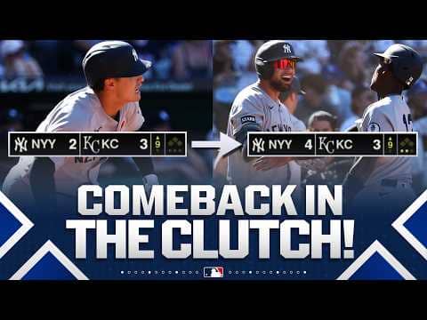 Yankees TAKE THE LEAD in the 9th for a COME-FROM-BEHIND win! 🔥😤 (Ft. Volpe, Bednar, more!)
