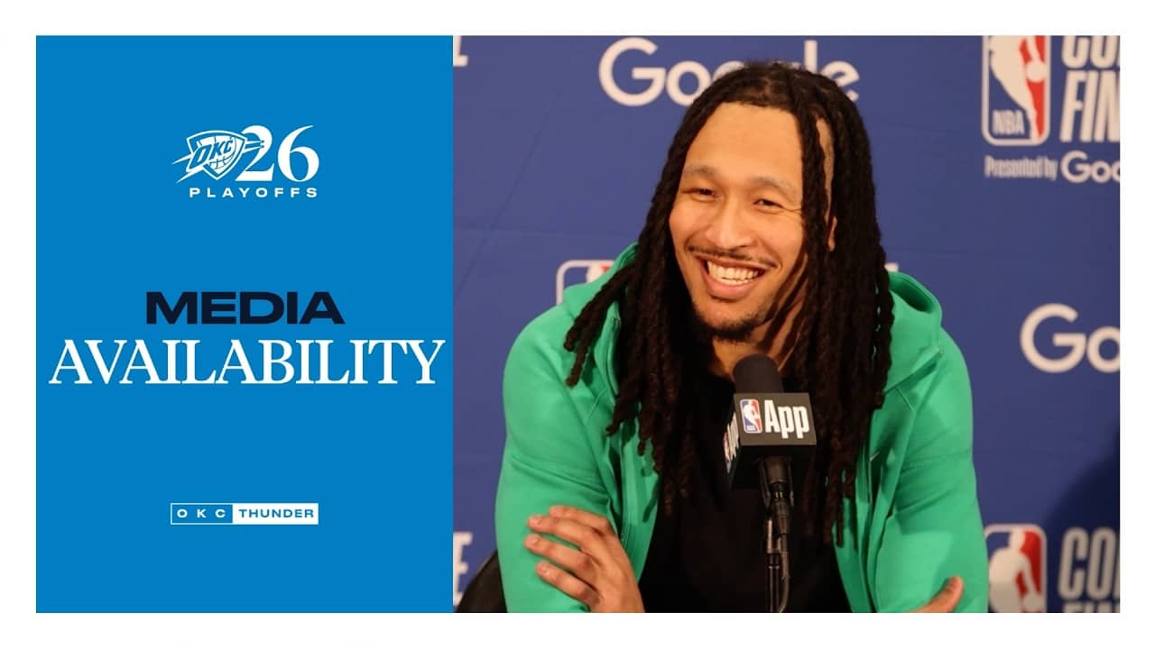 Jaylin Williams on Being Ready | Playoffs | WCF Game 3 | Postgame Media | May 22, 2026