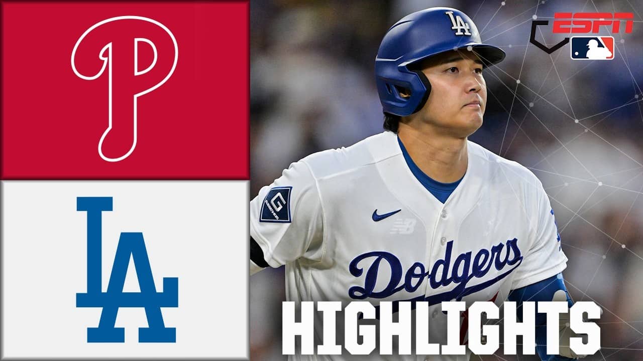 Philadelphia Phillies vs. Los Angeles Dodgers | Full Game Highlights | ESPN MLB
