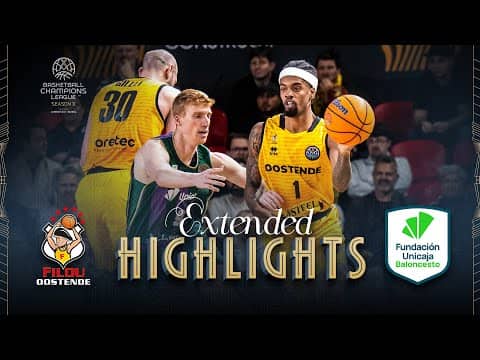 Filou Oostende v Unicaja | Full Game Highlights | #BasketballCL 2025-26