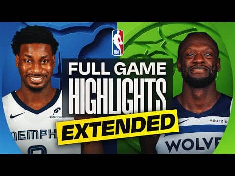 EXTENDED: GRIZZLIES at TIMBERWOLVES | FULL GAME HIGHLIGHTS | December 17, 2025