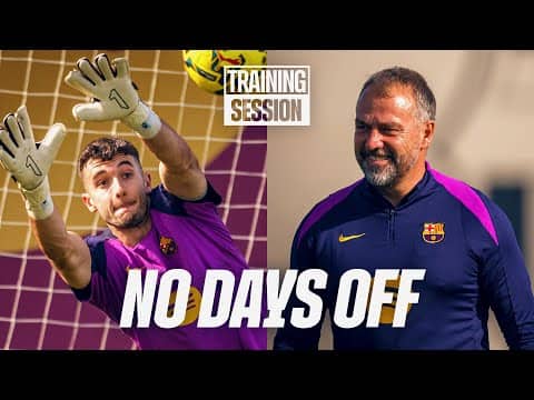 JOAN GARCIA making IMPRESSIVE SAVES | FC Barcelona Training Session 🔵🔴