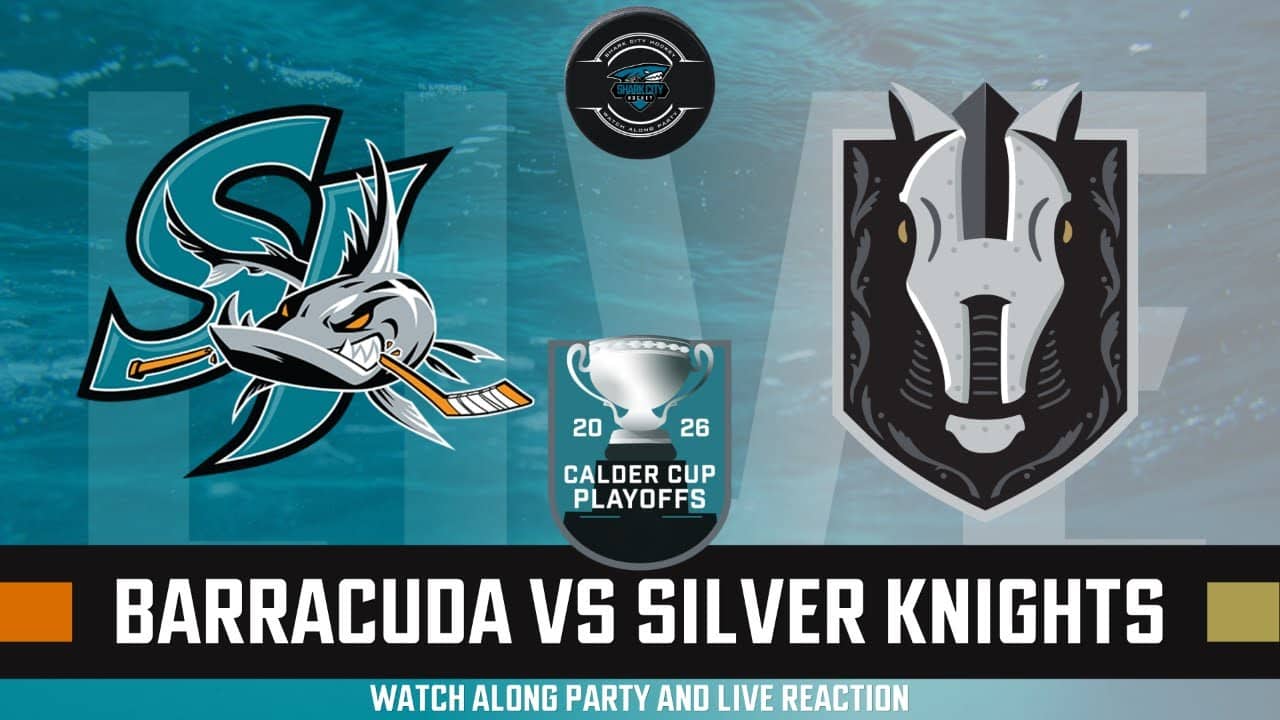 SAN JOSE BARRACUDA VS HENDERSON SILVER KNIGHTS LIVE WATCH PARTY