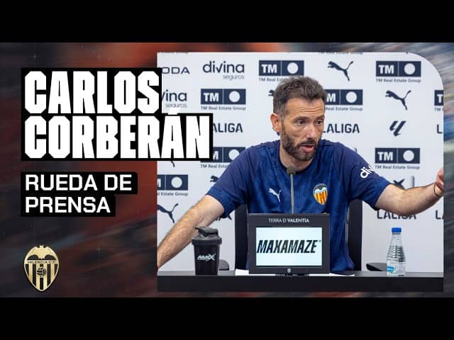 RUEDA DE PRENSA DE CARLOS CORBERÁN PREVIA AL ELCHE CF - VALENCIA CF
